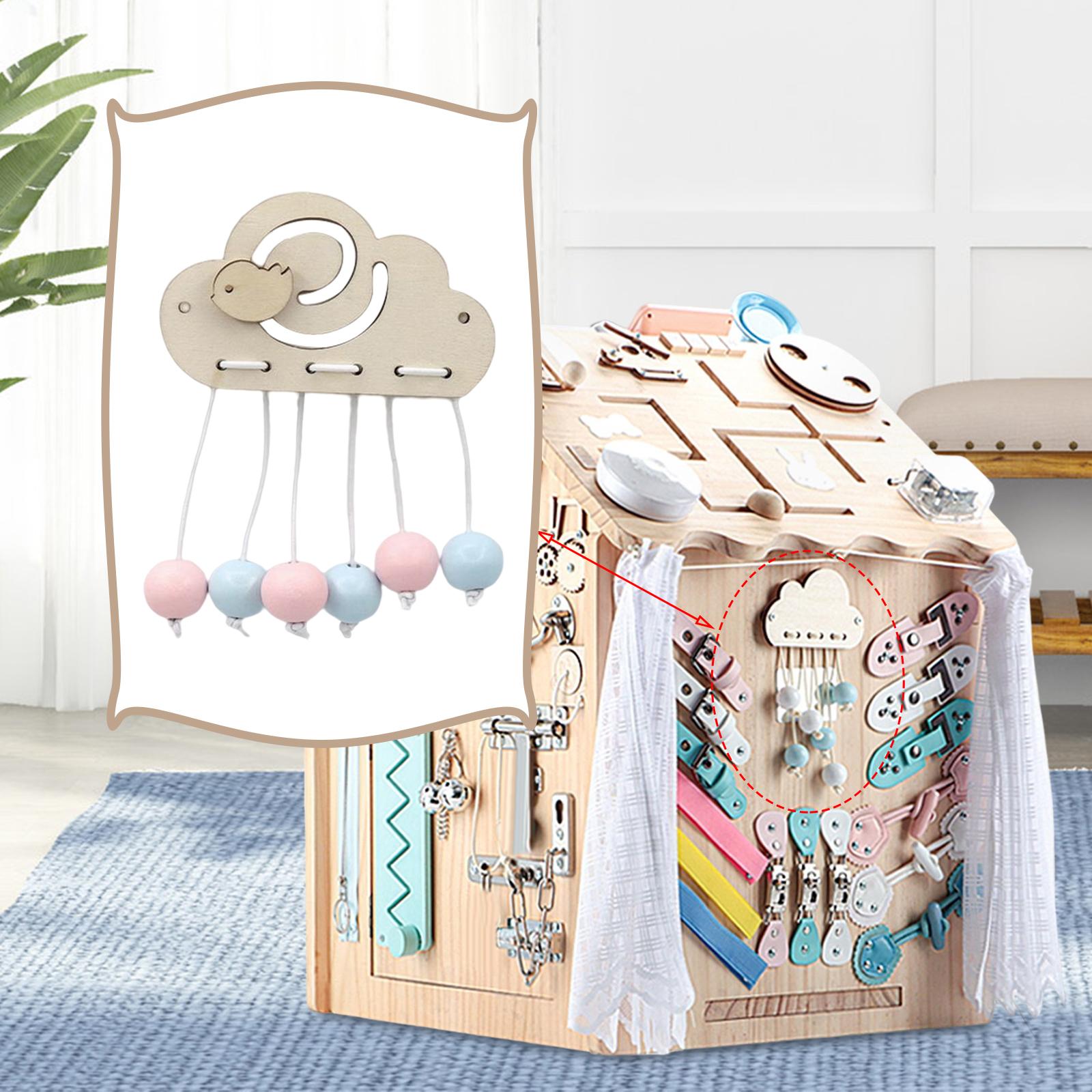 Montessori Wooden Busy Board Toddler - Montessori Busy Board Material Wooden Accessories