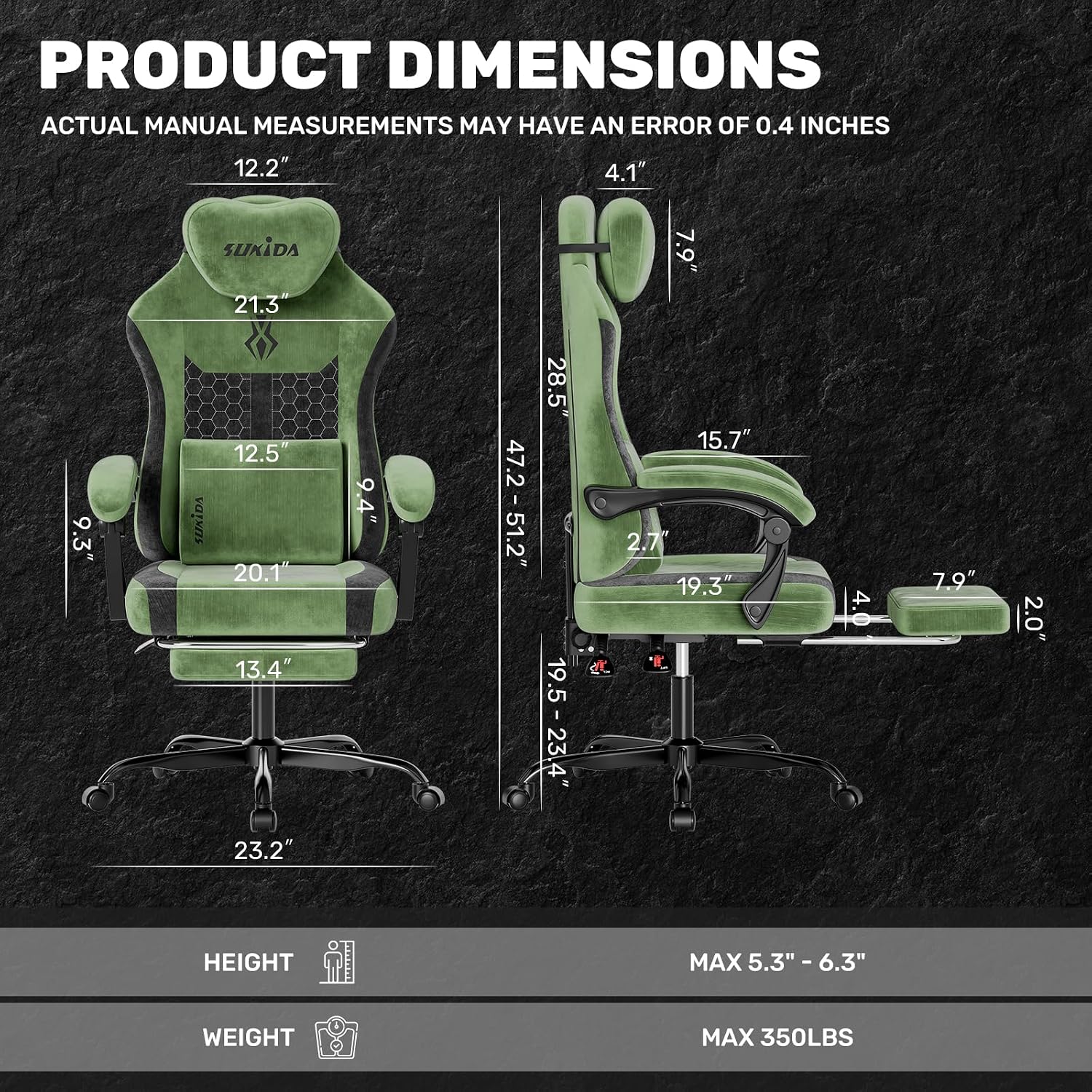 Fabric Video Gaming Chair, Erg - Video Games recension och pris