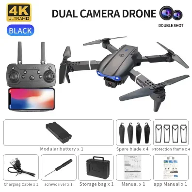 E99 K3 Pro 4K Drone Foldable D - Fpv Brushless Rc Drone 4K recension och pris