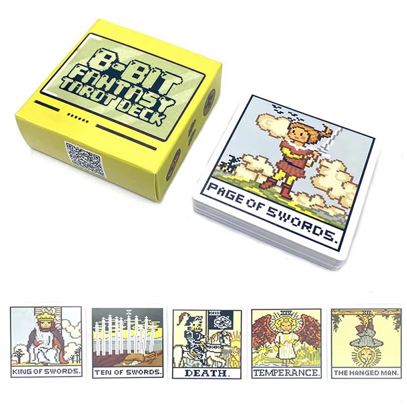 8 Bit Fantasy Tarot Deck Card  - Tarot Cards Deck With Guidebook recension och pris