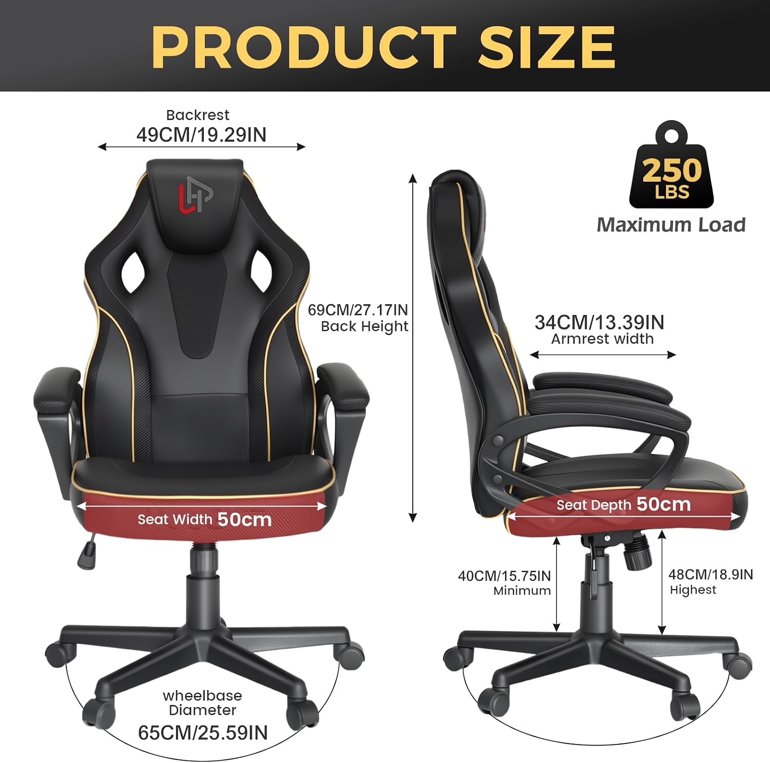 HapGIFT Gaming Chair, Ergonomi - Video Games recension och pris