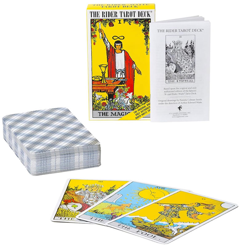 The Rider Tarot Deck English/S - Tarot Cards Deck With Guidebook recension och pris
