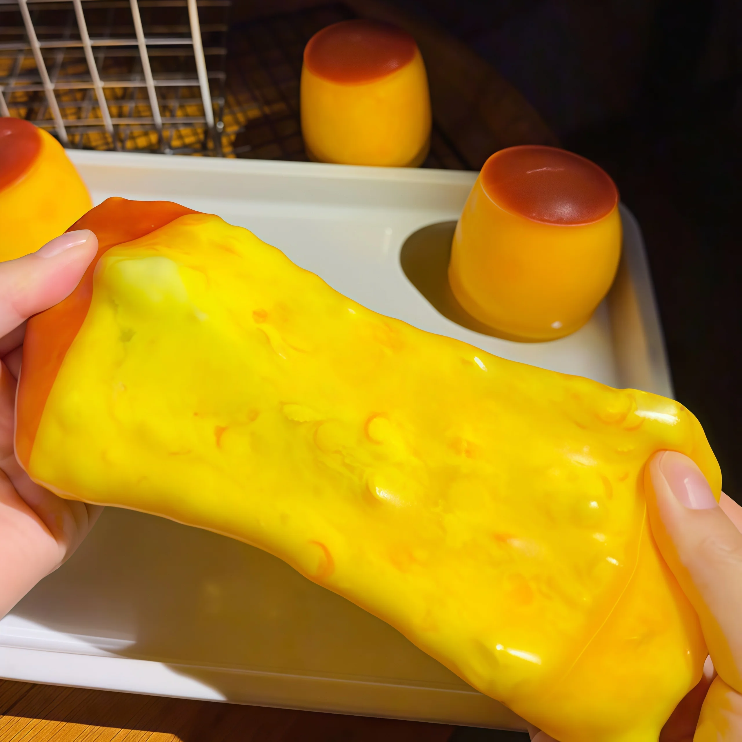 Caramel Pudding Block Squeezin - Building Blocks recension och pris