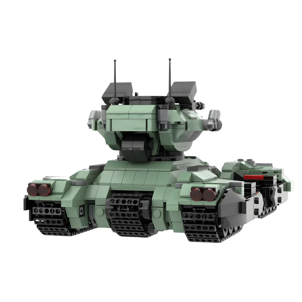 MOC UNSC Grizzly Tank Building - Lego Compatible Military Tank recension och pris