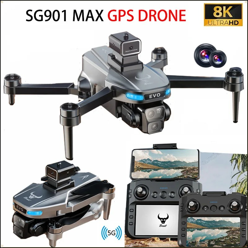 Drone 8K Professional GPS HD C - Fpv Brushless Rc Drone 4K recension och pris
