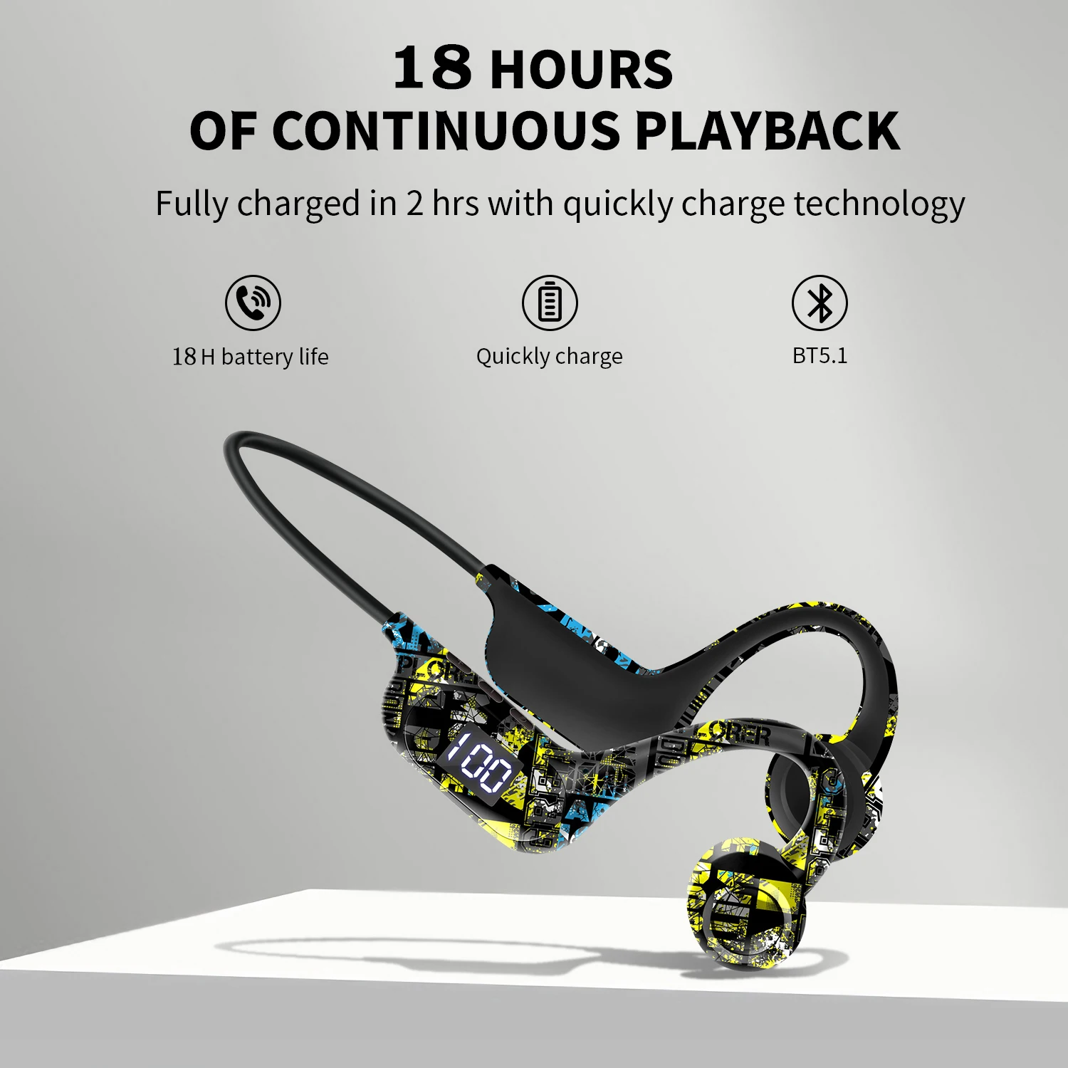 QCY Type-c Playback Bone Condu - Video Games recension och pris